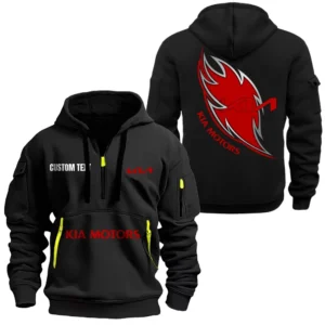 Affordable Auto Hoodie Half Zipper, All Over Print Hoodie Gift For Affordable Auto Enthusiasts CAR170 - Black