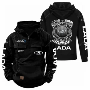 Budget Vehicle Tactical Quarter Zip Hoodie, Exclusive Logo Hoodie For Car Enthusiasts CAR106 - Black