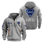 Hoodie Half Zipper Exclusive Logo Gift For City Ride Enthusiasts CAR200 - Gray