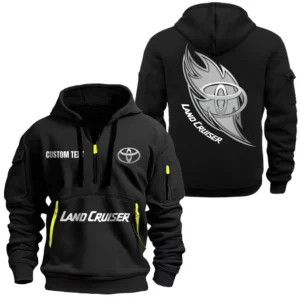 Adventure Truck Hoodie Half Zipper, Exclusive Logo Hoodie For Adventure Truck Enthusiasts CAR170 - Black