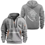 Hoodie Half Zipper Exclusive Logo Gift For Adventure Truck Enthusiasts CAR170 - Gray