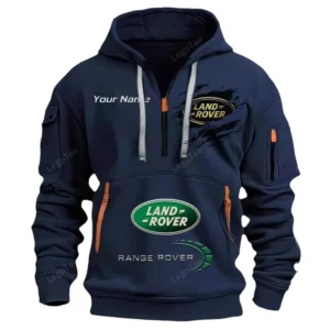 Hoodie Half Zipper Exclusive Logo Gift For Outdoor Lifestyle Vehicle Enthusiasts CAR113 - Navy
