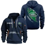 Hoodie Half Zipper Exclusive Logo Gift For Outdoor Lifestyle Vehicle Enthusiasts CAR170 - Navy