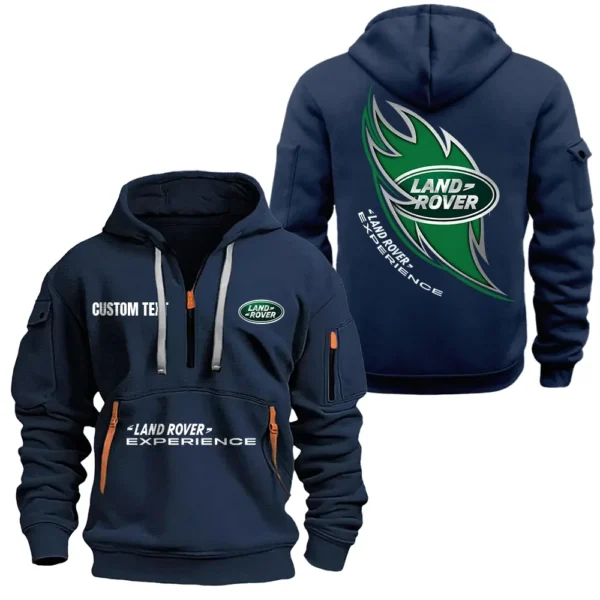 Hoodie Half Zipper Exclusive Logo Gift For Outdoor Lifestyle Vehicle Enthusiasts CAR170 - Navy