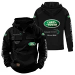 Adventure SUV Company Tactical Quarter Zip Hoodie, Exclusive Logo Hoodie For Car Enthusiasts CAR960 - Black