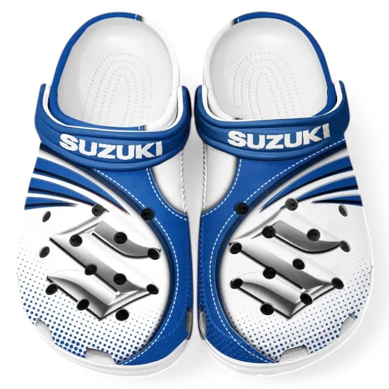 Lightweight Sedan Culture Clog, Stylish All Over Print Lightweight Shoes for Auto Fans and Streetwear Style CAR181 - Blue