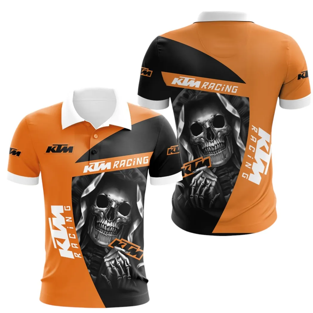 Lightweight Sport Motorcycle Polo Shirt, Casual Streetwear Polo For Car Owner CAR6702212546