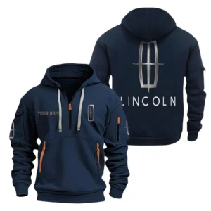 Hoodie Half Zipper Exclusive Logo Gift For Executive Car Enthusiasts CAR200 - Navy
