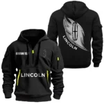 Premium SUV Hoodie Half Zipper, Exclusive Logo Hoodie For Premium SUV Enthusiasts CAR170 - Black