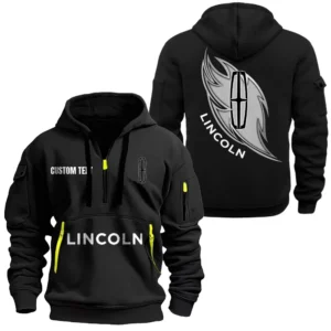 Premium SUV Hoodie Half Zipper, Exclusive Logo Hoodie For Premium SUV Enthusiasts CAR170 - Black