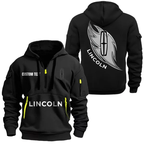 Premium SUV Hoodie Half Zipper, Exclusive Logo Hoodie For Premium SUV Enthusiasts CAR170 - Black