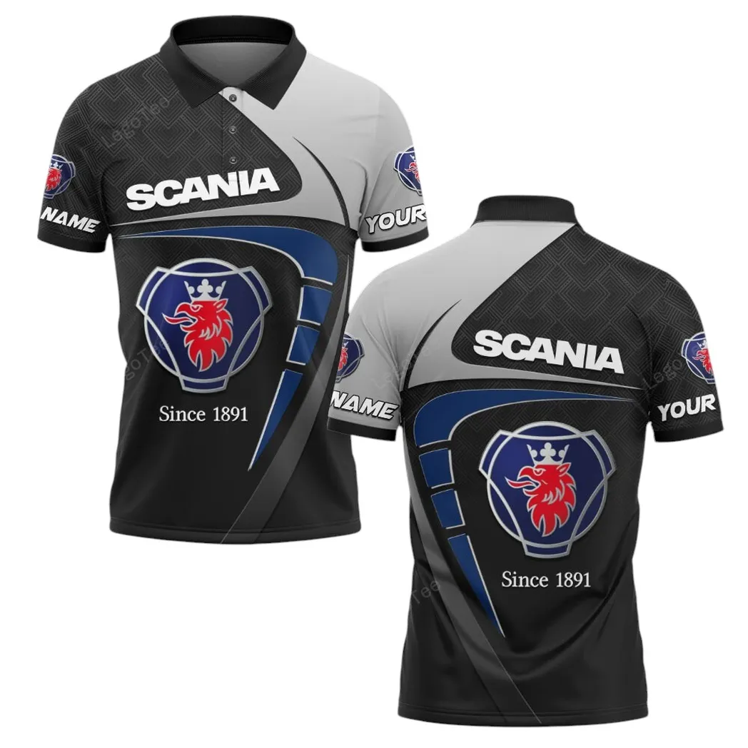 Logistics Truck Polo Shirt, Rugged Casual Polo For Car Owner CAR11603032566