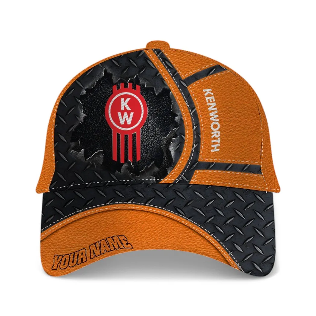 Long-Haul Truck Classic Cap, Auto Passion Baseball Cap For Auto Lovers CAR490 - Orange