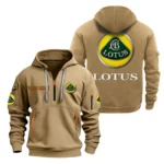 Agile Roadster Hoodie Half Zipper, All Over Print Hoodie Gift For Agile Roadster Enthusiasts CAR200 - Khaki