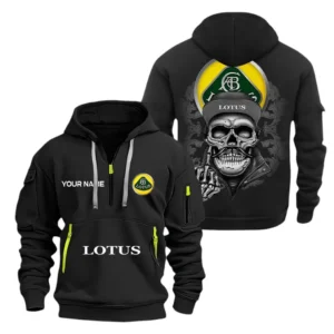 Hoodie Half Zipper Exclusive Logo Gift For Precision Handling Car Enthusiasts CAR166 - Black