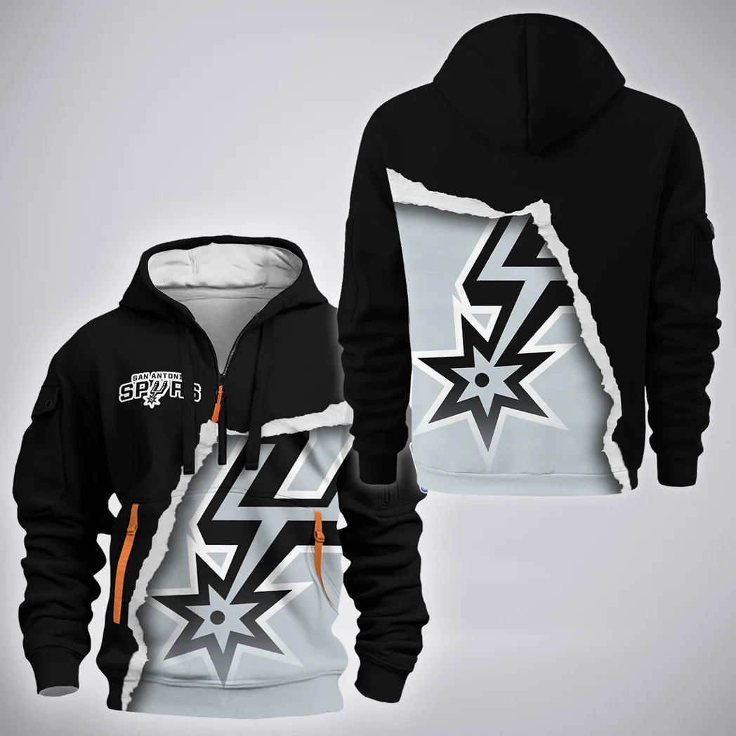 Loyal Basketball Spirit Hoodie Half Zip 3D, Modern Sport Hoodie HVN1273