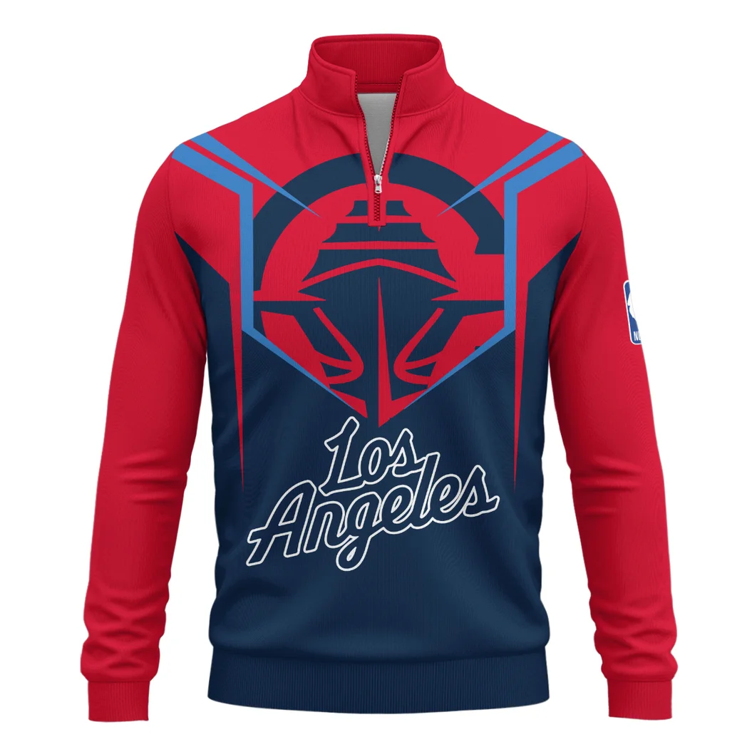 Loyal Basketball Spirit Quarter-Zip Sweatshirt, Performance Fit Quarter-Zip Style HVN1279 - Image 2