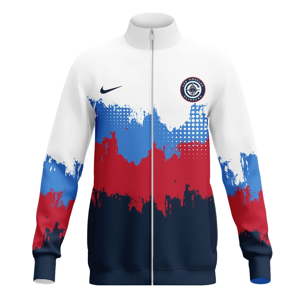 Loyal Basketball Spirit Stand Collar Jacket, Casual Fit Game Day Ready Jacket HVN1094LA - Image 2