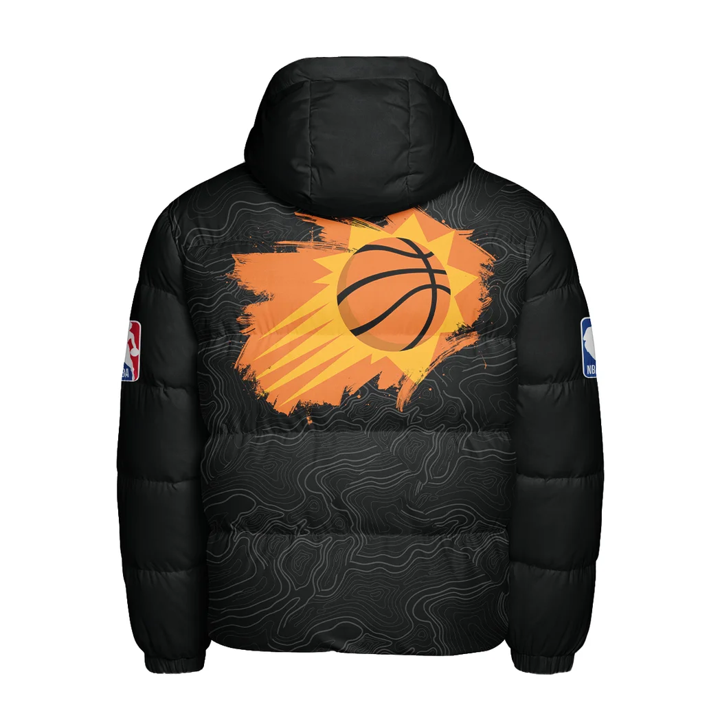 Loyal Fan Culture Hooded Cotton Jacket, Athletic Fit Fan Jacket HVN1276 - Image 3