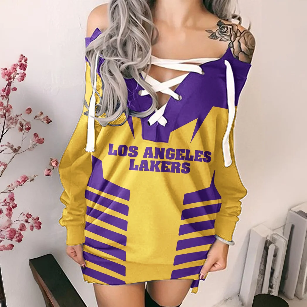 Loyal Fan Lifestyle Lace-Up Sweatshirt For Women, Modern Lace-Up Jumper HVN1272