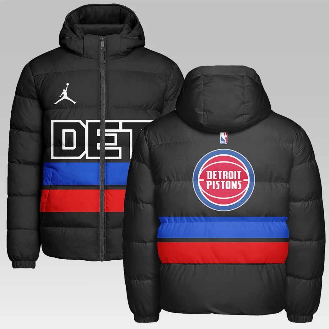 Loyal Hoop Fans Hooded Cotton Jacket, Casual Everyday Fan Puffer HVN1277