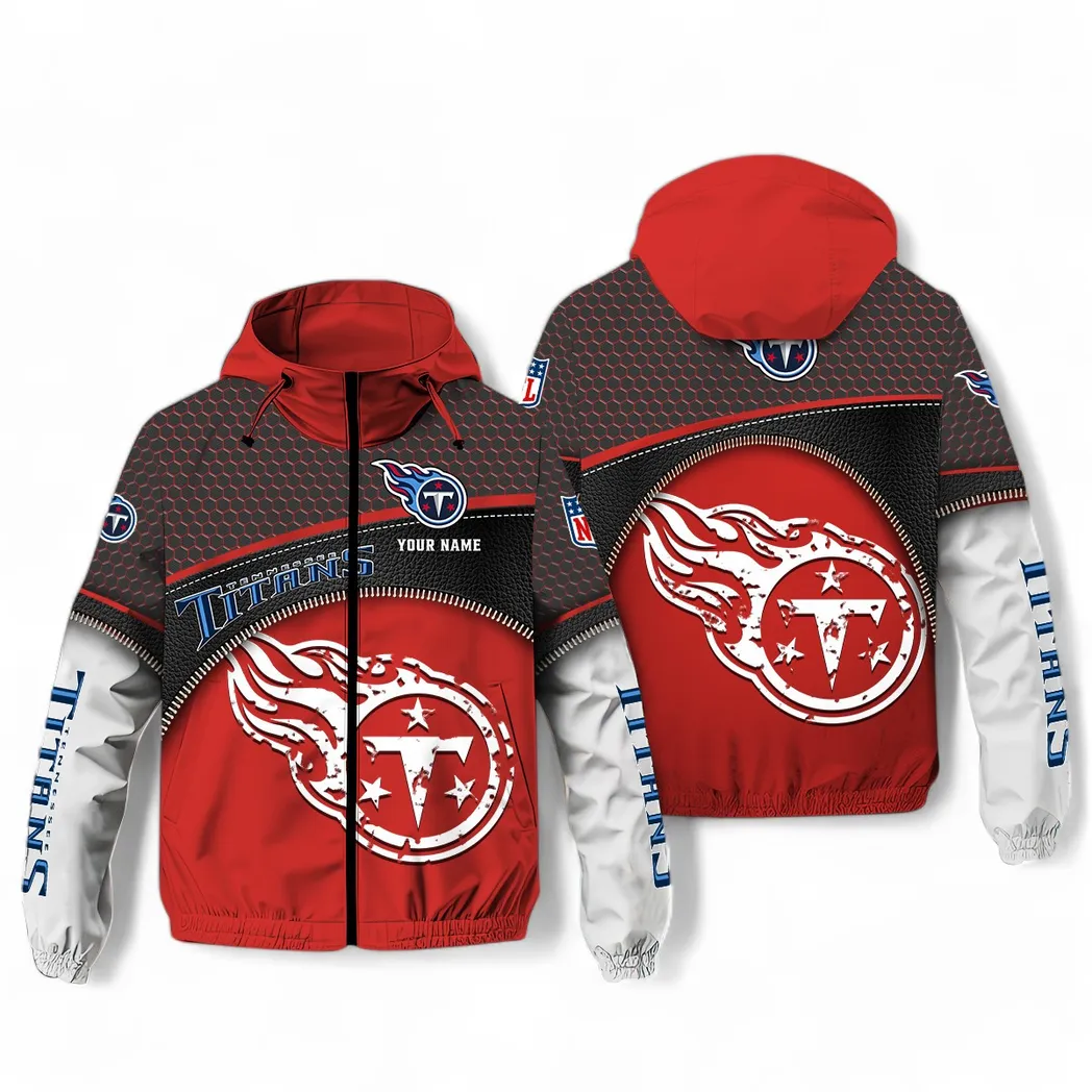 Match Day Squad Windbreaker Jacket, Sporty Fan Windbreaker NFL191 - Red