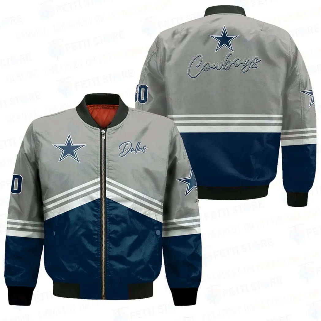 Match Day Stars Bomber Jacket, Bomber Jacket Cold Weather NFL760