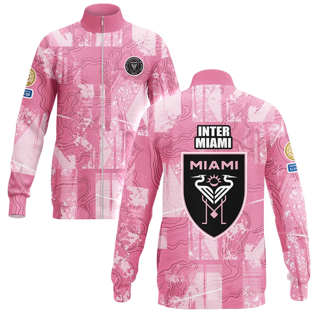 Match Flow Stand Collar Jacket, Sleek Jacket for True Fans HVN1083IM