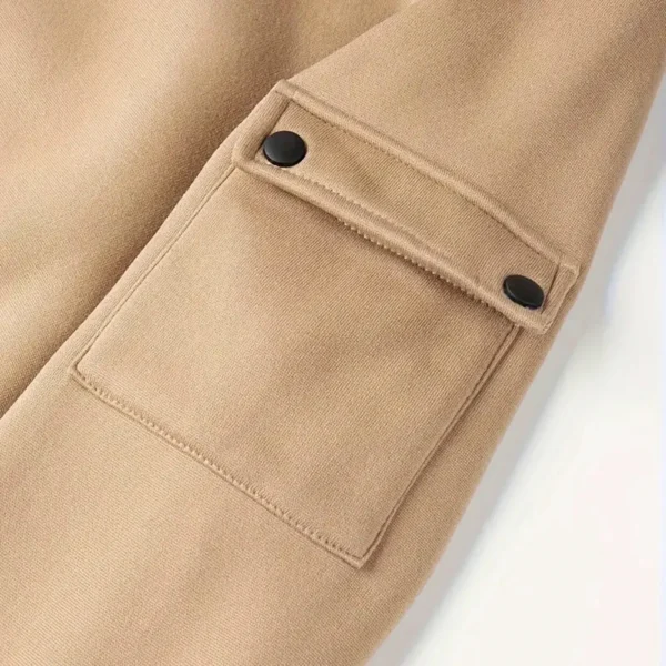 Hoodie Half Zipper Exclusive Logo Gift For Chauffeur Vehicle Enthusiasts CAR200 - Khaki - Image 4
