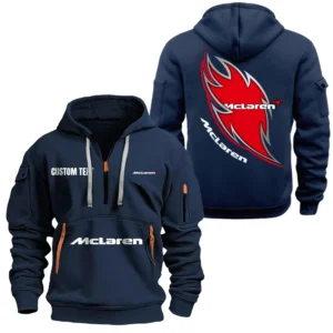 Hoodie Half Zipper Exclusive Logo Gift For Racing Icon Enthusiasts CAR170 - Navy