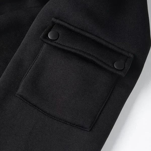 Performance Tuning Hoodie Half Zipper, Exclusive Logo Hoodie For Performance Tuning Enthusiasts CAR200 - Black - Image 4