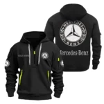 Premium SUV Hoodie Half Zipper, Exclusive Logo Hoodie For Premium SUV Enthusiasts CAR200 - Black