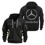 Grand Touring Auto Hoodie Half Zipper, Exclusive Logo Hoodie For Grand Touring Auto Enthusiasts CAR200 - Black