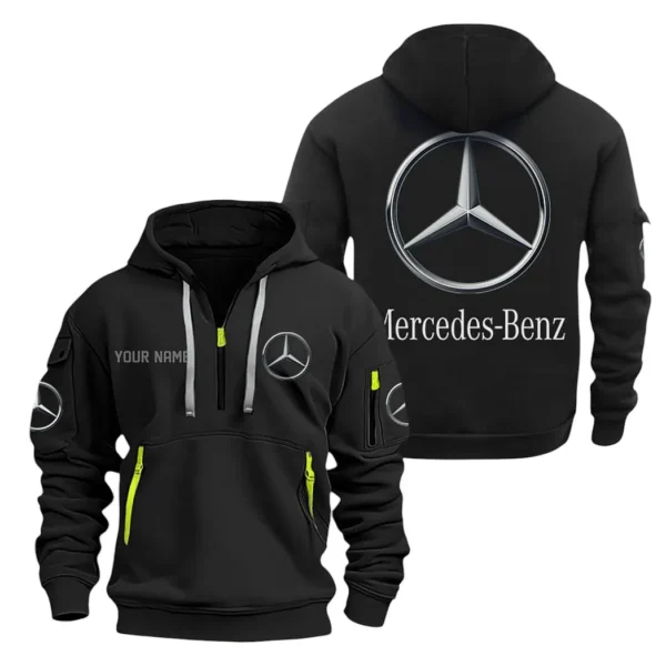 Grand Touring Auto Hoodie Half Zipper, Exclusive Logo Hoodie For Grand Touring Auto Enthusiasts CAR200 - Black