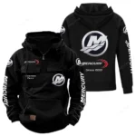 Vessel Propulsion Tactical Quarter Zip Hoodie, Exclusive Logo Hoodie For Car Enthusiasts CAR960 - Black