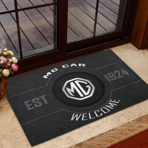 Timeless Convertible Doormat, All Over Print Doormat For Car Owners CAR169 - Black
