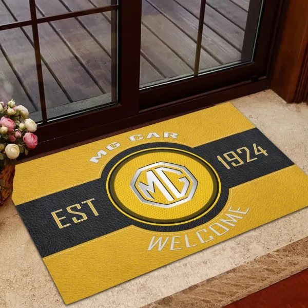 Timeless Convertible Doormat, All Over Print Doormat For Car Owners CAR169 - Yellow