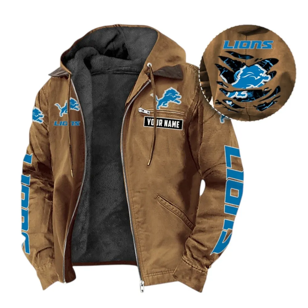 Midnight Blue Crew Hooded And Flannel Hoodie, All-Season Fan Hoodie NFL135 - Camel