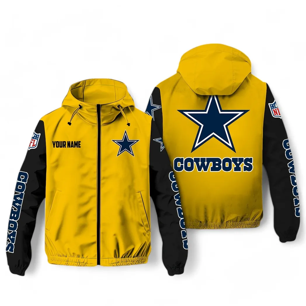 Midnight Prowlers Windbreaker Jacket, Lightweight Sports Fan Gear NFL291 - Yellow