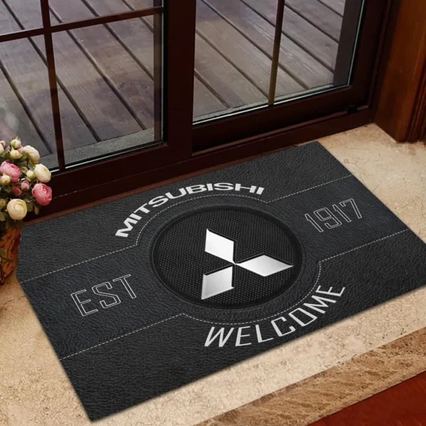 Sport Utility Vehicle Doormat, All Over Print Doormat For Car Owners CAR169 - Black