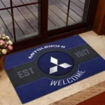 Urban Compact Doormat, All Over Print Doormat For Car Fans CAR169 - Blue