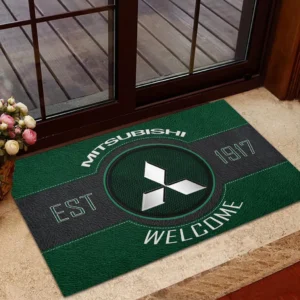 Sport Utility Vehicle Doormat, All Over Print Doormat For Car Lovers CAR169 - Green