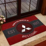 Urban Compact Doormat, All Over Print Doormat For Car Lovers CAR169 - Red