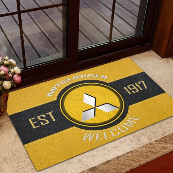 Crossover SUV Doormat, All Over Print Doormat For Car Fans CAR169 - Yellow