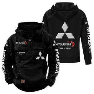 Performance Auto Tactical Quarter Zip Hoodie, Exclusive Logo Hoodie For Car Enthusiasts CAR960 - Black