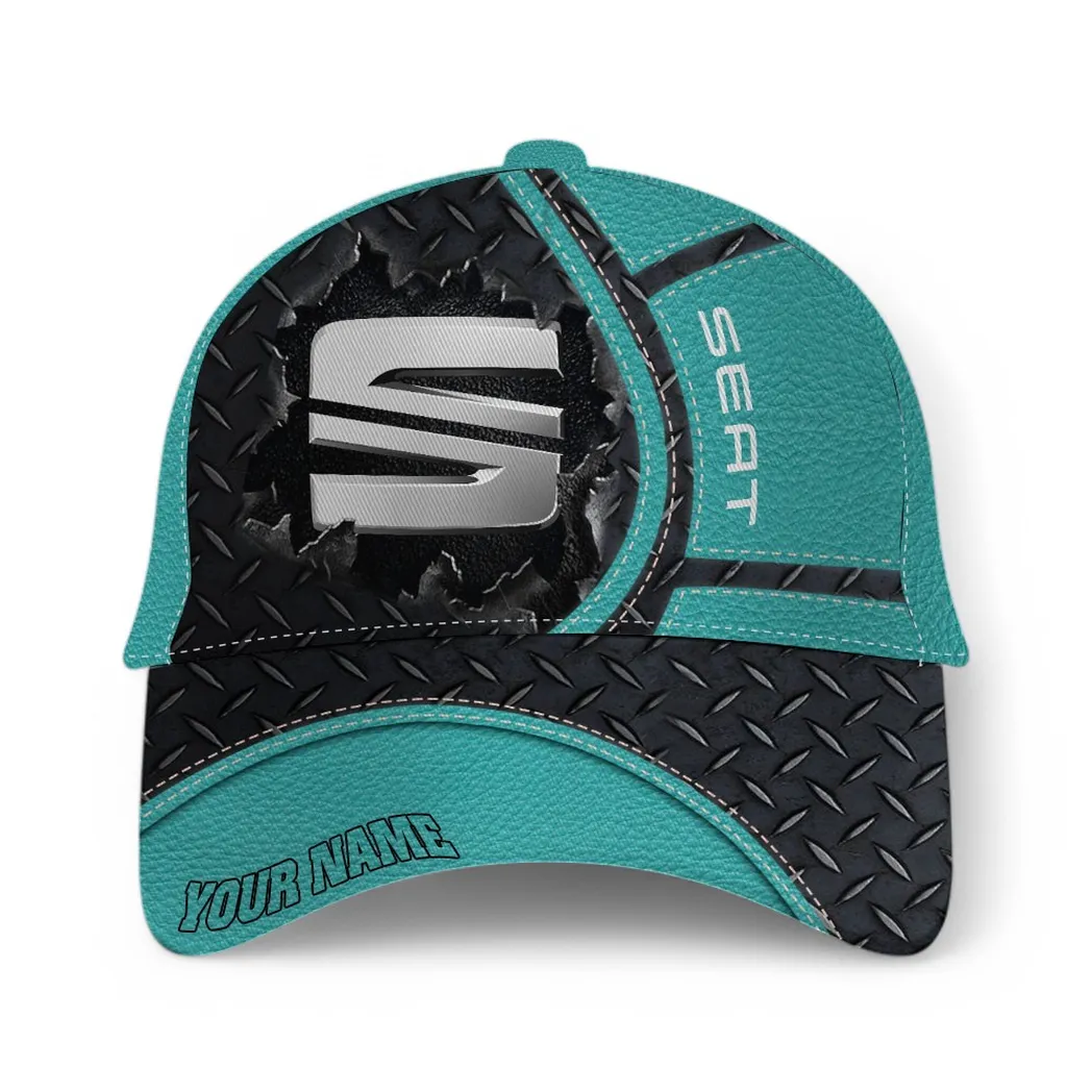 Modern Hatchback Classic Cap, Classic Speed Baseball Cap For Auto Collectors CAR490 - Cyan
