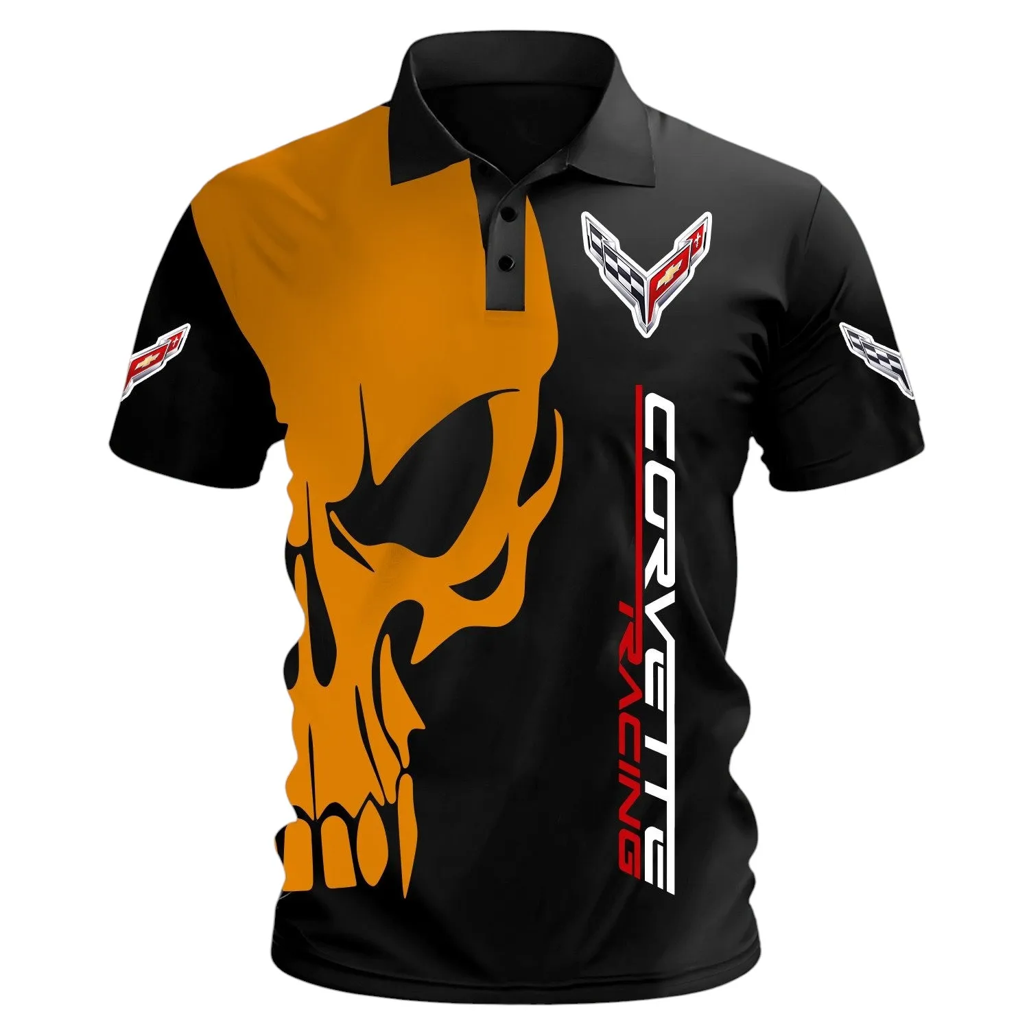 Modern Muscle Car Polo Shirt, Rugged Streetwear Polo For Car Owner CAR06032025000
