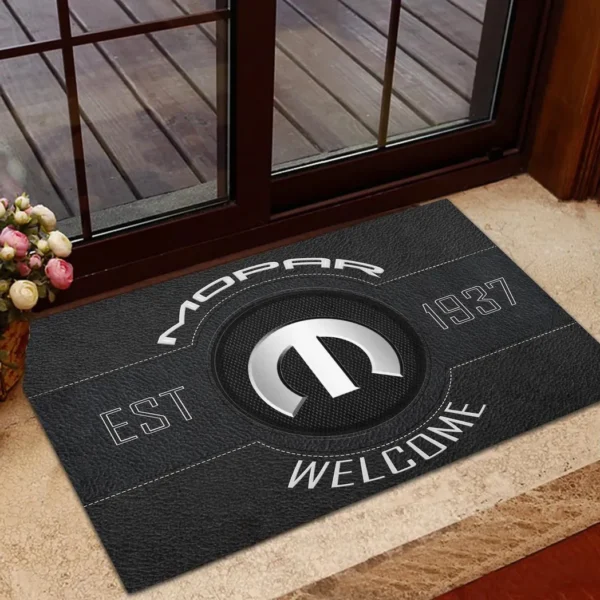Classic Auto Enthusiasts Doormat, All Over Print Doormat For Car Lovers CAR169 - Black