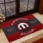 American Auto Upgrades Doormat, All Over Print Doormat For Car Lovers CAR169 - Red