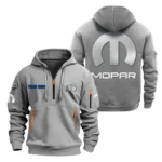 Performance Vehicle Heritage Hoodie Half Zipper, All Over Print Hoodie Gift For Performance Vehicle Heritage Enthusiasts CAR200 - Gray
